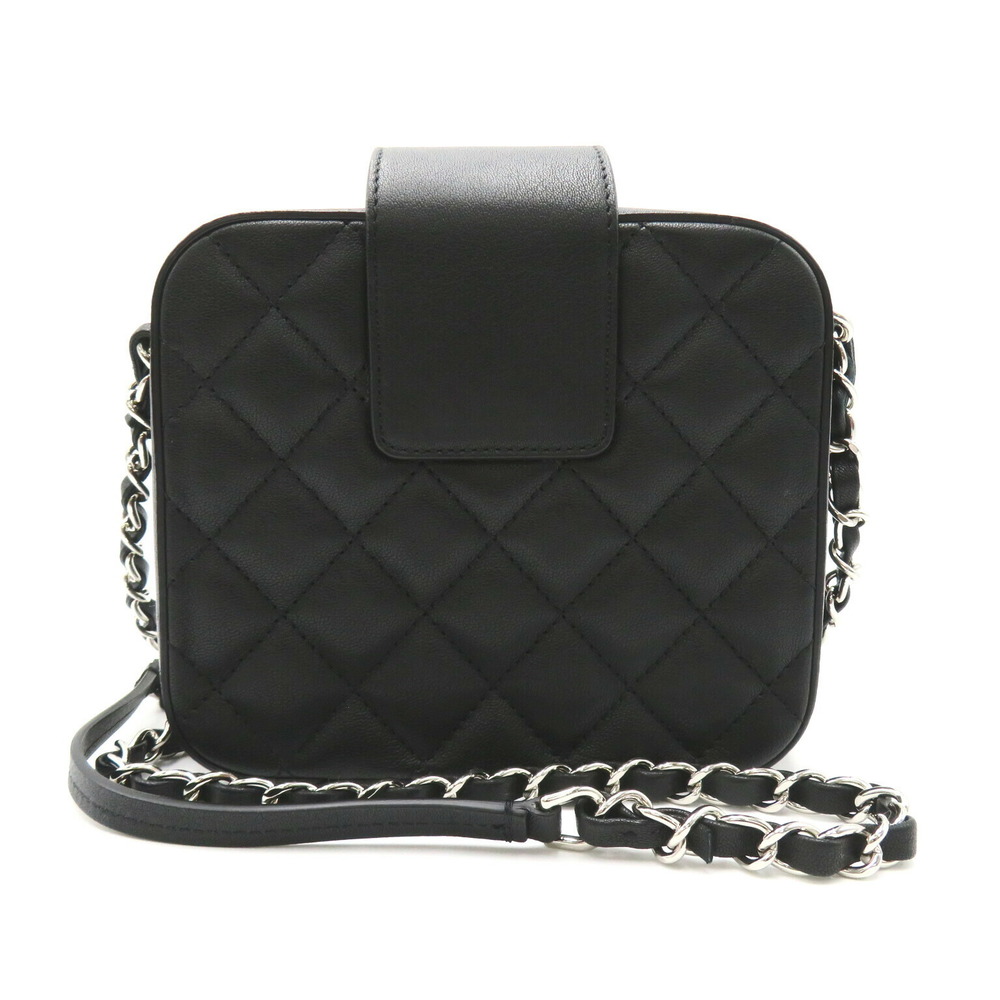 Chanel Black Camera Matelasse Bag